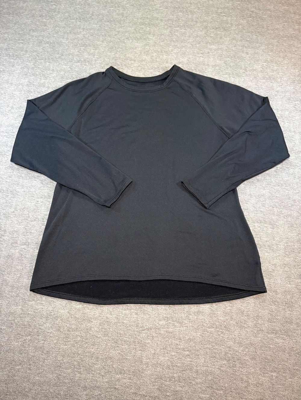ClimateRight Womens XL Black Long Sleeve Activewear Athletic Performance Top